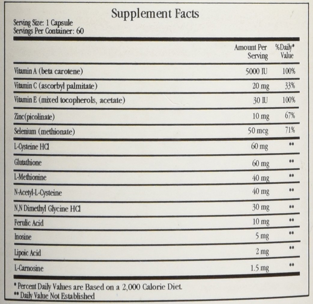 Amazon.com: Cardiovascular Research Free Radical Quenchers Tablets